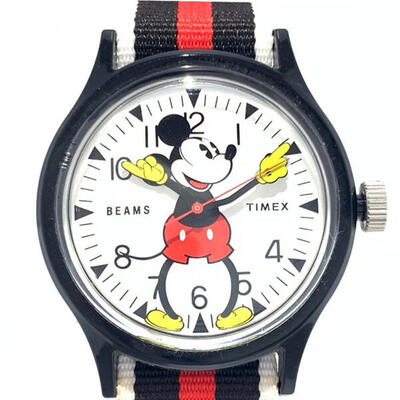 楽天市場 Timex Beams タイメックス ビームス ミッキーマウス 90th Annyversary クォーツウォッチ Tw2t Ng かんてい局名護店 かんてい局沖縄 楽天市場店