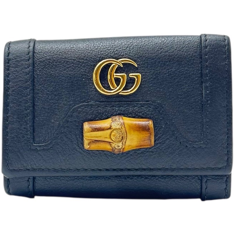 GUCCI　グッチ　658636　バンブー　6連キーケース　レザー　ブラック　中古品　USED-B　ng3102353927700010　かんてい局名護店｜かんてい局沖縄　店