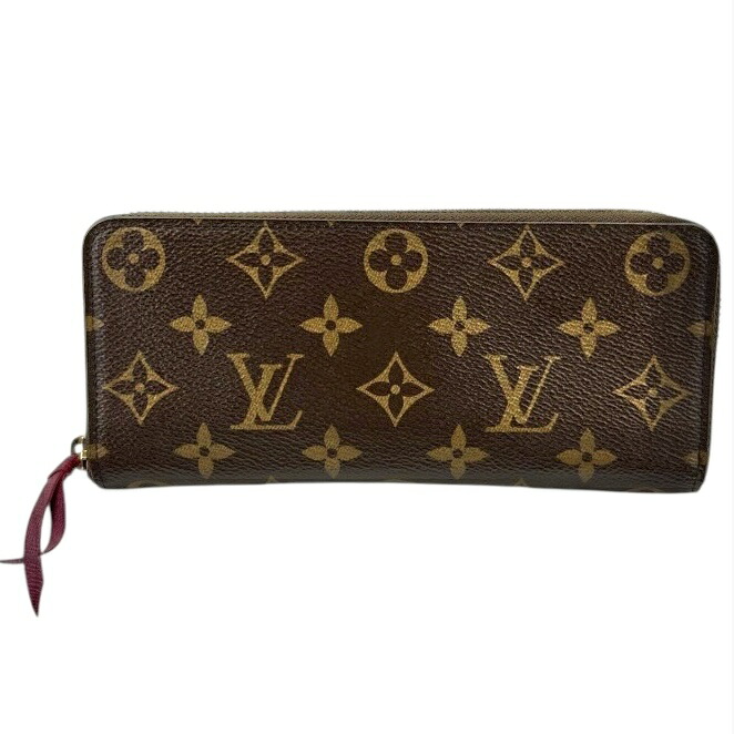 LOUIS VUITTON【ルイヴィトン】ポルトフォイユ・クレマンス フューシャ M60742 ラウンドジッパー長紙入れ レディース【中古品/USED-B】一六銀行 かんてい局名護店 ng3101558927700114 貨物輸送無料
