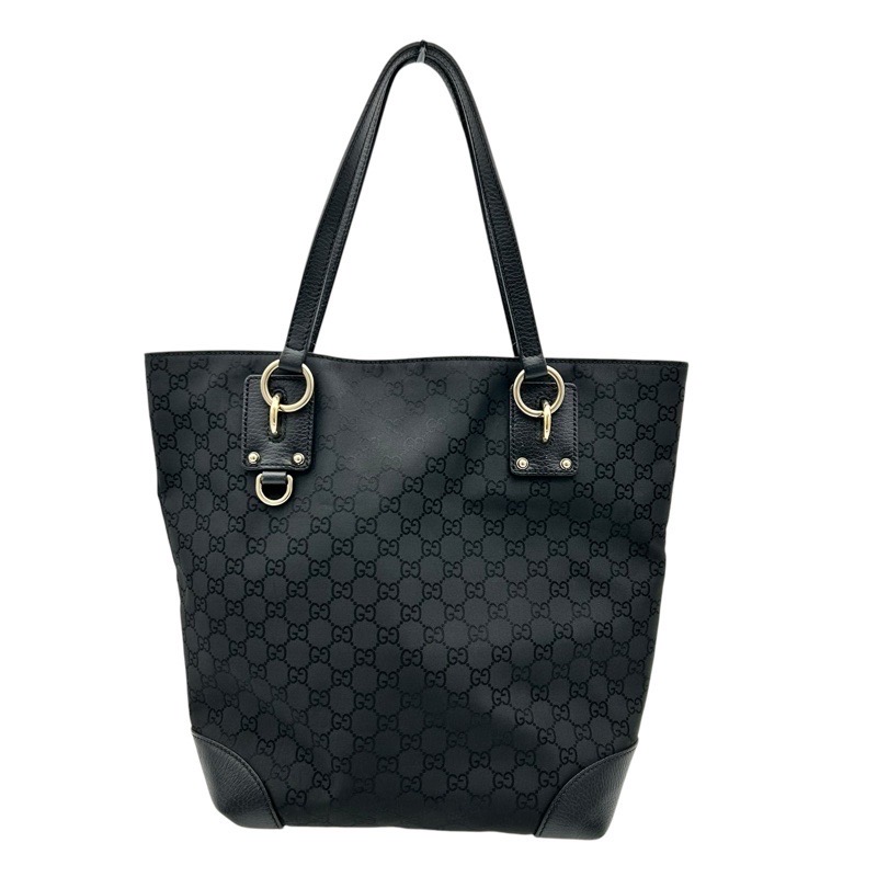 【お客様還元価格2026年7月31日まで】GUCCI　グッチ　353706　ショルダーバッグ　キャンバス&times;レザー　ブラック　トートバッグ　中古品【USED-B】　質屋　かんてい局つかざん店　ｔ3100543940400004｜かんてい局沖縄　店