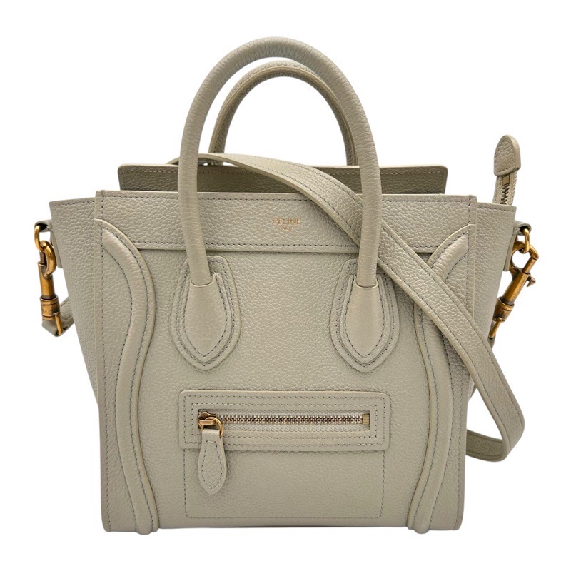 【お客様還元価格2026年7月31日まで】CELINE　セリーヌ　ラゲージ ナノショッパー　2WAYショルダーバッグ　189243DRU.01BC　ミントグリーン　中古品【USED-B】　質屋　かんてい局つかざん店　ｔ3100900939900002｜かんてい局沖縄　店