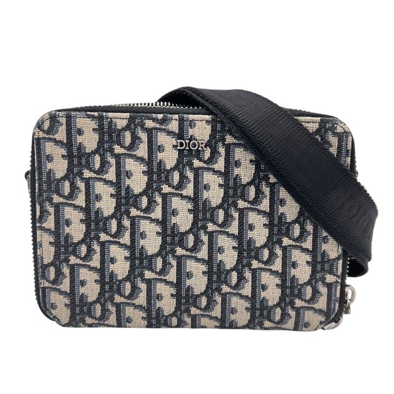 DIOR クリスチャンディオール 119YSEH05E オブリークジャガード ショルダーバッグ 帆布 中古品【USED-AB】 一六銀行 かんてい局つかざん店 ｔ3100455940400005