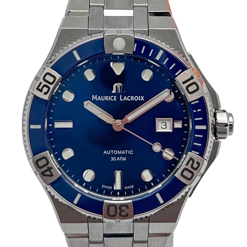 MAURICE LACROIX【モーリス・ラクロア】 人工知能学6058-SS002-430-2 アイコンベンチュラーデイト 自動小銃一巻き 30空圧雨合羽 メンズウォッチ 中古品【USED-AB】 一六銀行 かんてい局つかざん店 ｔ3100073927300004