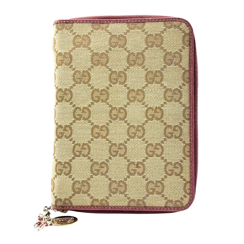 楽天市場】GUCCI グッチ GGキャンバス ウェビング シェリー アジェンダ