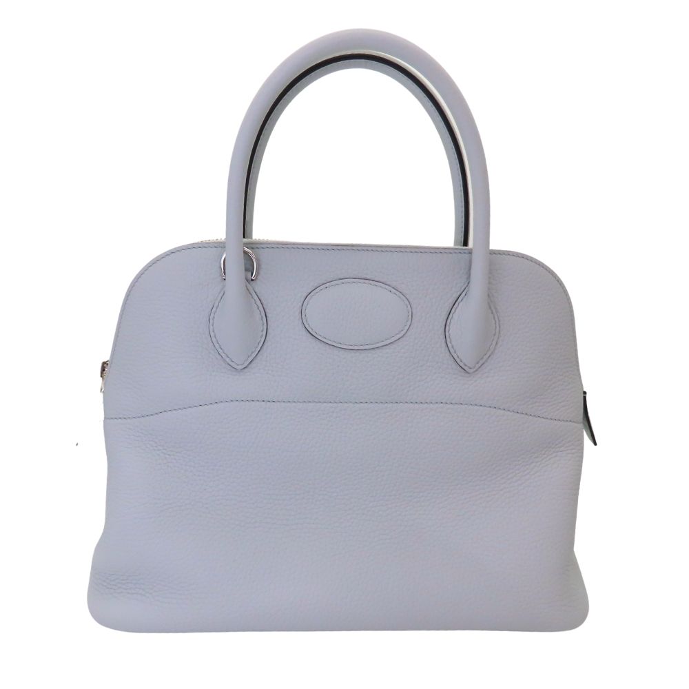 ≪値下げ≫【中古】HERMES エルメス ボリード31 Y刻印 2020年 ハンドバッグ ショルダーバッグ トリヨンクレマンス ブルーペール シルバー金具 2WAY A2404602 【無料ギフトラッピング承ります】
