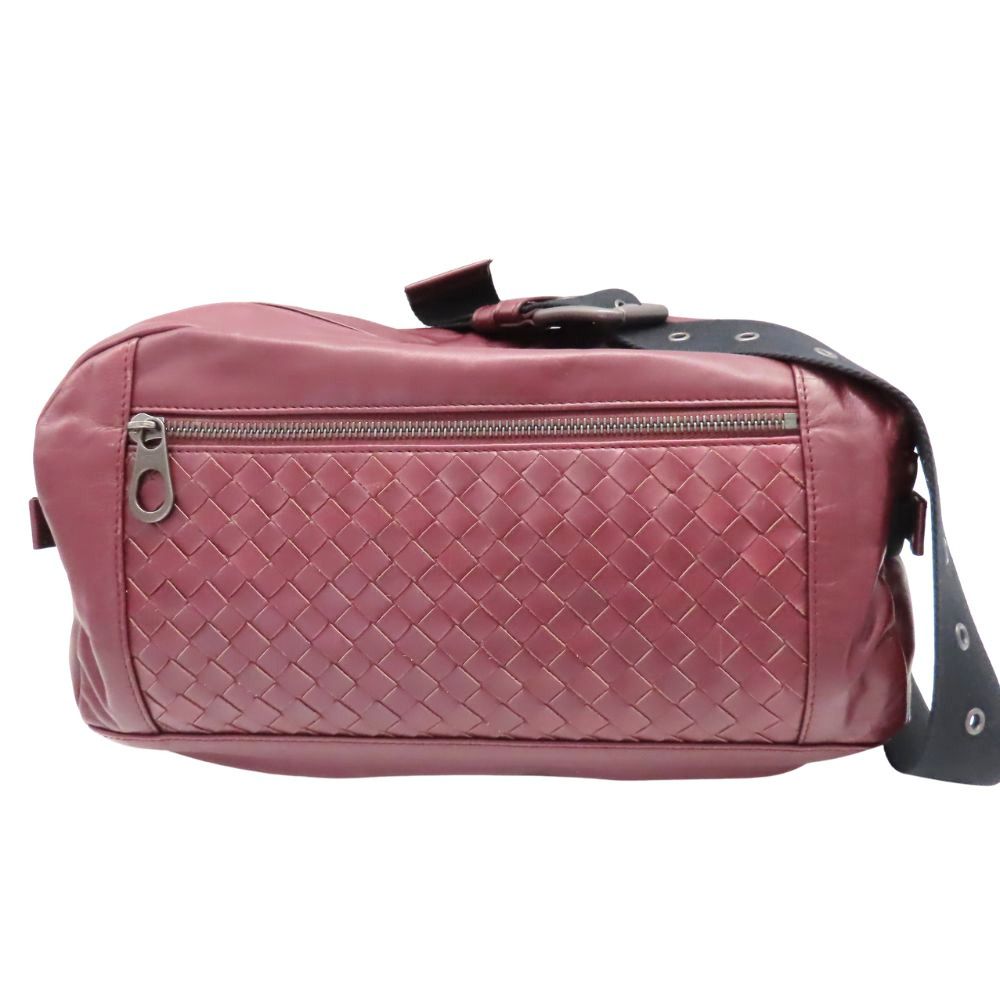 ≪引き下げ≫ 【中古】BOTTEGA VENETA ボッテガヴェネタ 上半身御徒面子 361013 VQ121 5065 イントレチャート 酉の方角御徒面子 酉の方角合切袋 御徒面子 なめし革 メンズ 赤茶 赤銅色 茶系 A2301025 【無料ギフトラッピング承ります】