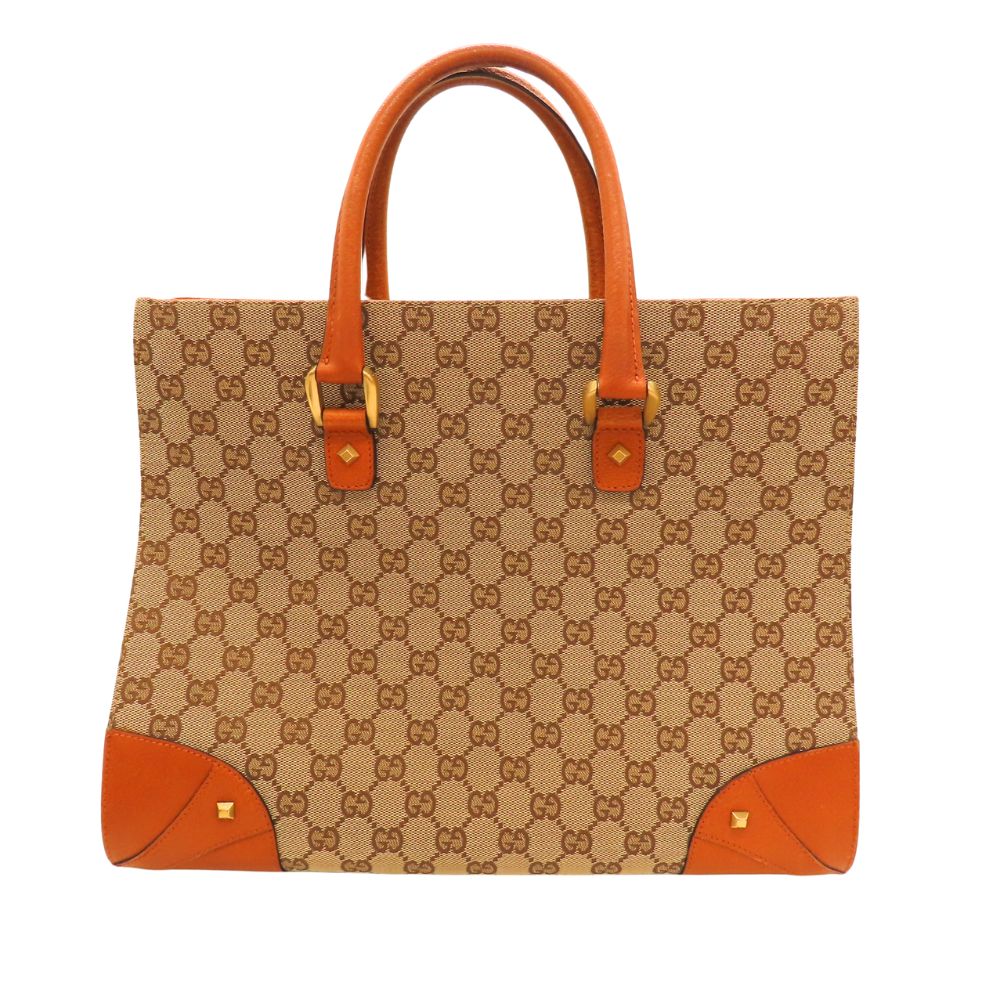 【美品✨】GUCCI グッチ GGキャンバス スタッズ トートバッグ ブラウン 楽天市場】【バッグ】GUCCI グッチ GGキャンバス ホースビット
