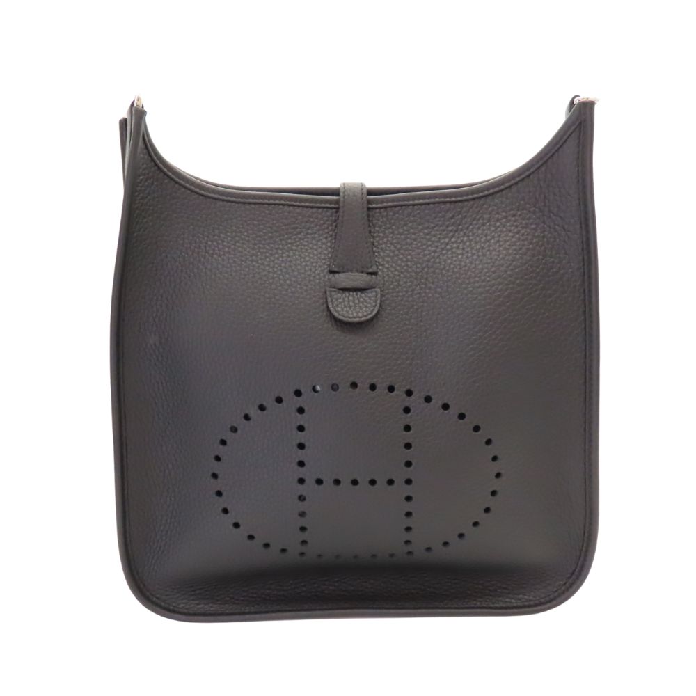 ≪値下げ≫【中古】HERMES エルメス エブリン3 PM ノワール トリヨンクレマンス シルバー金具 W刻印 2024年 黒 ブラック 未使用品 ショルダーバッグ A2405336 【無料ギフトラッピング承ります】|かんてい局神戸大蔵谷インター店