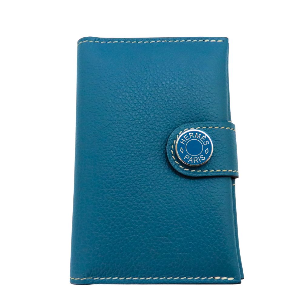 【中古】 HERMES エルメス R.M.S 歌留多容れもの ニューブルージーン エヴァーカラー B目じるし 2023年 なめし革 パウダーコンパクト目論む 歌留多容れもの メンズ レディース ユニ一発やる RMS A2502930 【無料ギフトラッピング承ります】