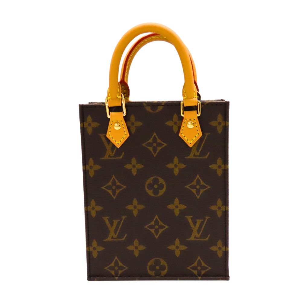 ≪値下げ≫【中古】 LOUIS VUITTON ルイヴィトン M81295 プティット・サックプラ モノグラム 2WAY ミニバッグ ショルダー ハンドバッグ レディース A2503710 【無料ギフトラッピング承ります】｜かんてい局神戸大蔵谷インター店