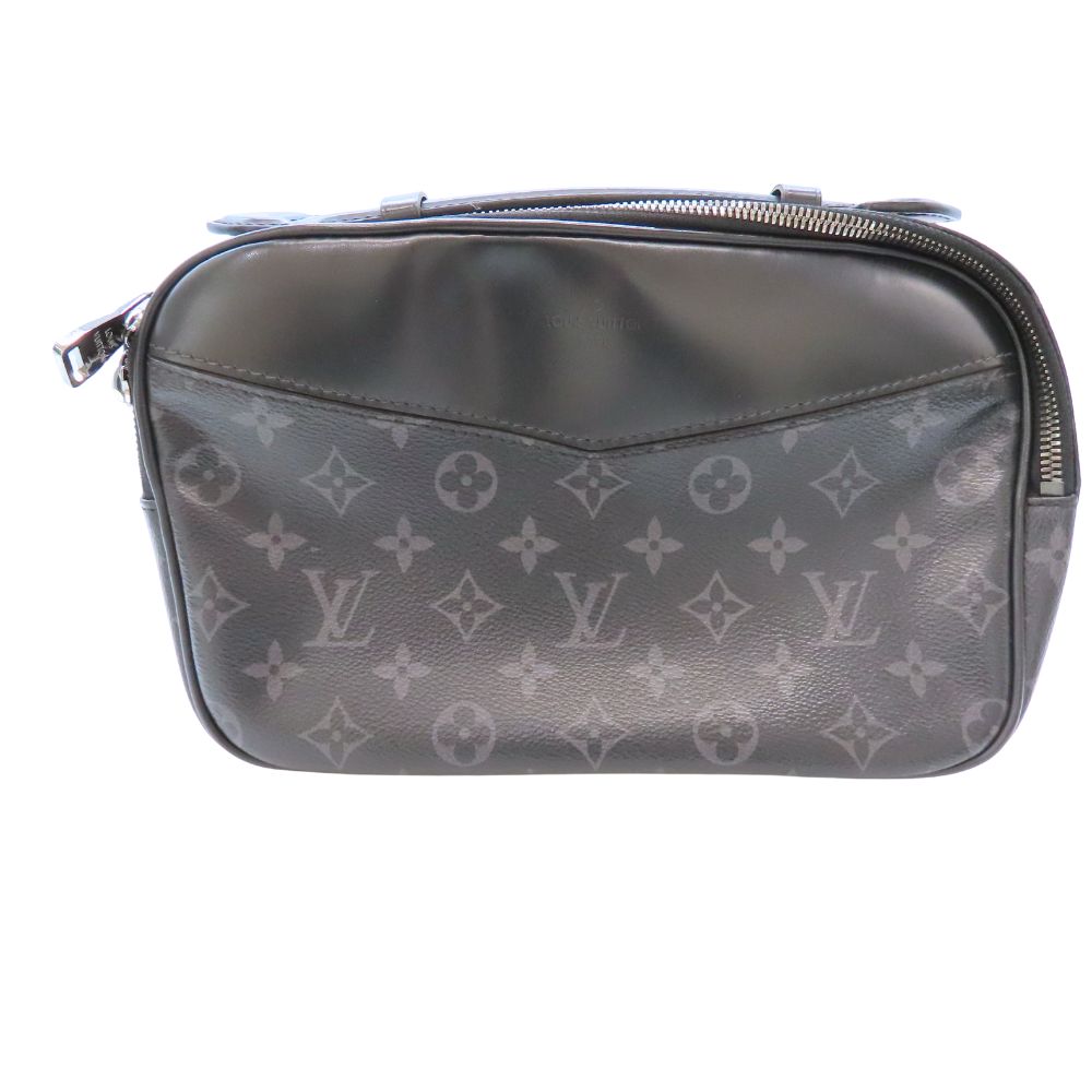 ≪値下げ≫【中古】ルイヴィトン LOUIS VUITTON M42906 バムバッグ モノグラム・エクリプス ウエストバッグ ボディバッグ クロスボディ ブラック メンズ A2501461 【無料ギフトラッピング承ります】