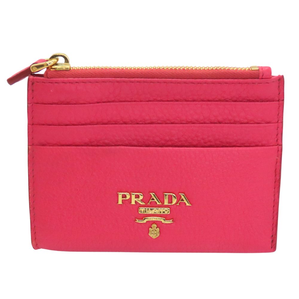 楽天市場】プラダ PRADA カードケース ミニ財布 サフィアーノレザー 