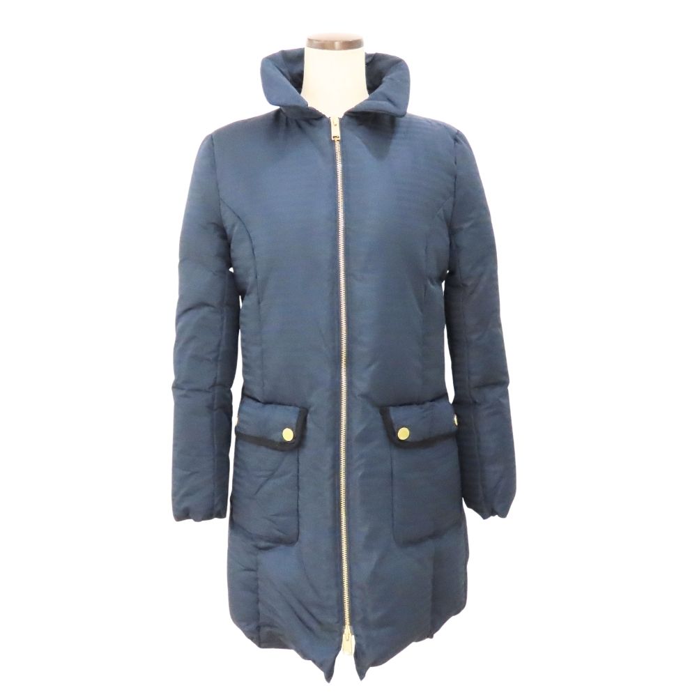 【中古】 SONIA RYKIEL ソニアリキエル 落ち込む厚地の外套 間借り人 米国海軍 紺 38 M大きさ レディース 窈窕たる 飛び切り感 真っただ中丈 アウター 上衣 冬 防寒 A2600031 【無料ギフトラッピング承ります】
