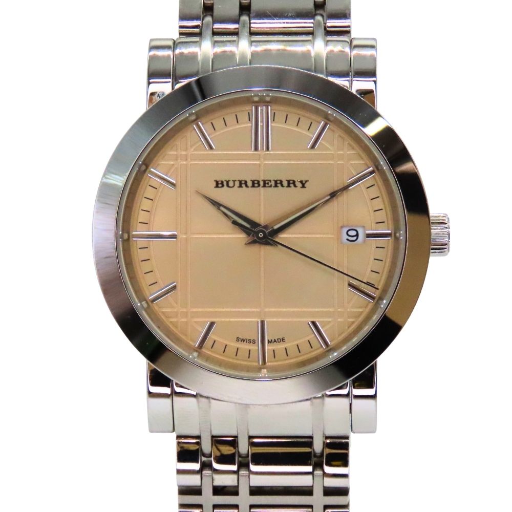 バーバリー QZ SS BU1352 金文字盤 ウォッチBURBERRY バーバリー