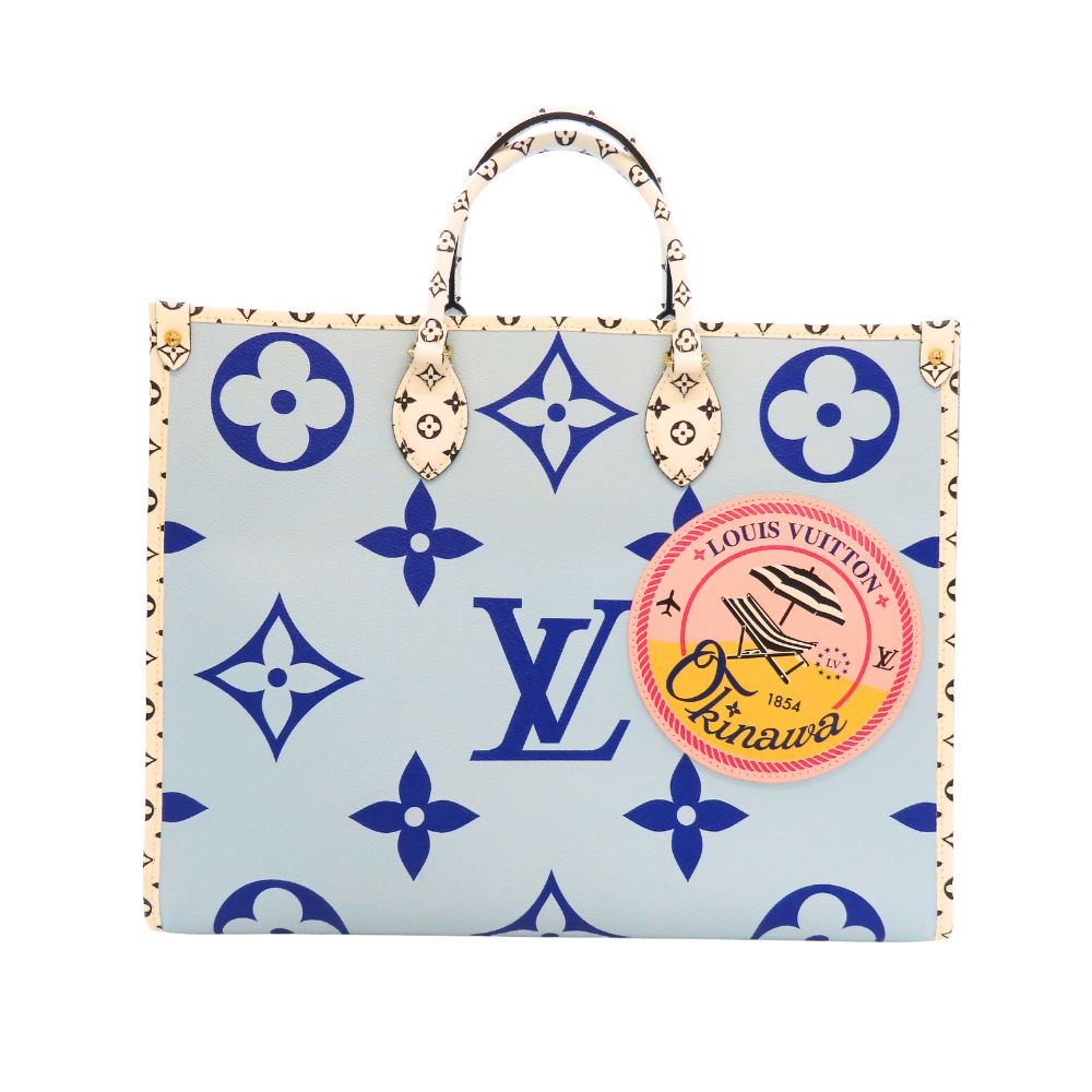 【中古】LOUIS VUITTON ルイヴィトン M44720 オンザゴーGM モノグラム・ジャイアント 沖縄限定 トートバッグ ハンドバッグ レディース A2505187【無料ギフトラッピング承ります】