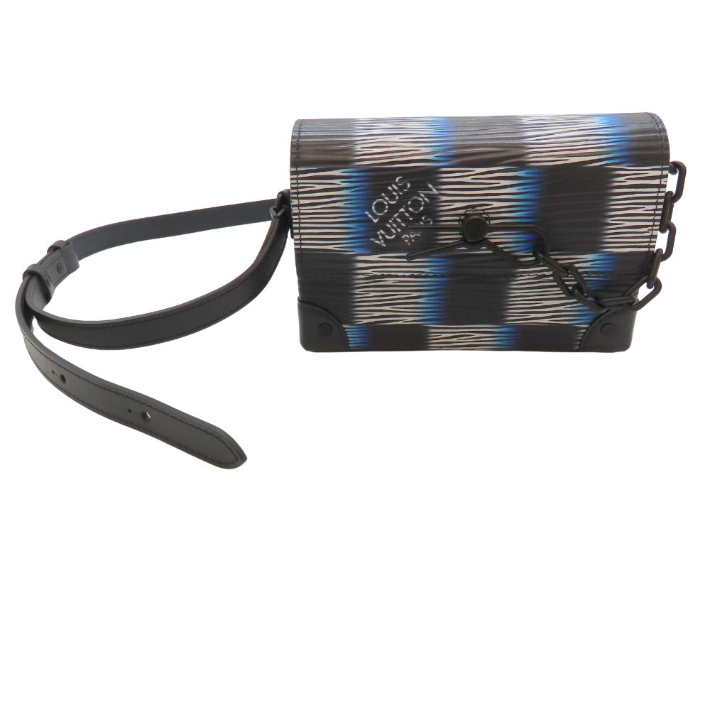 ≪値下げ≫ 【中古】ルイヴィトン LOUIS VUITTON M82819 スティーマー・ウェアラブルウォレット ダミエ・ラッシュ&times;エピ ショルダーバッグ クロスボディ メンズ A2505434【無料ギフトラッピング承ります】｜かんてい局神戸大蔵谷インター店