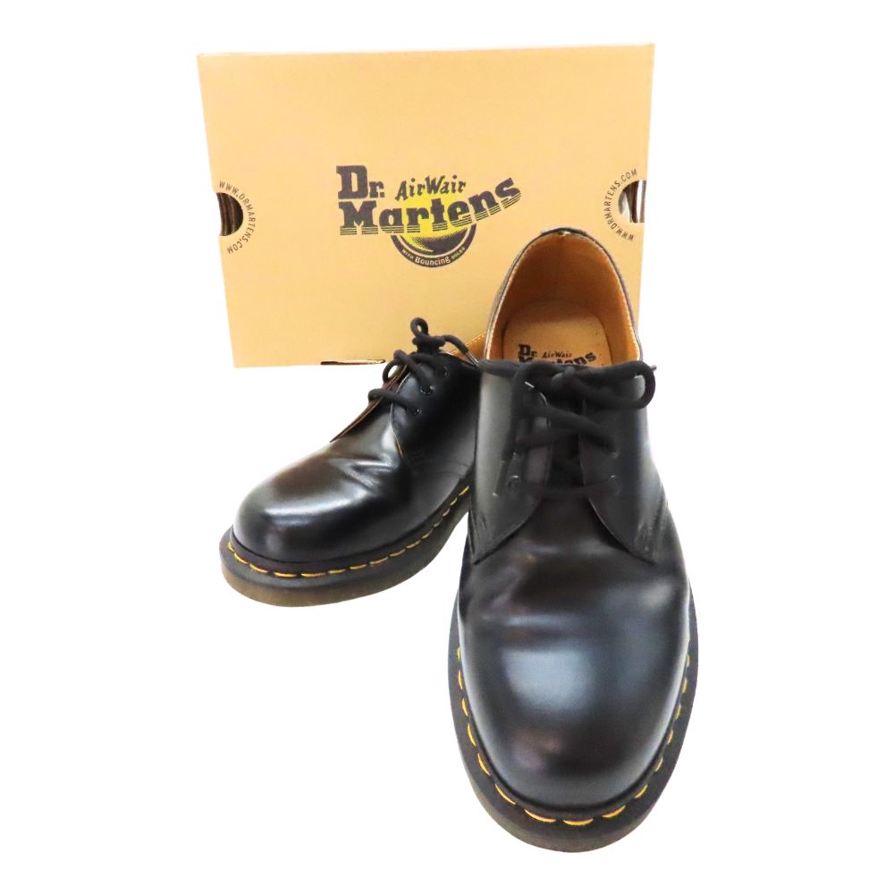 【中古】 DR.MARTENS ドクターマーチン 1461 3ホール シューズ ブラック ホールレザーブーツ ローファー ローカット 約25cm メンズ レディース レザー カジュアル ロックスタイル A2600669 【無料ギフトラッピング承ります】画像