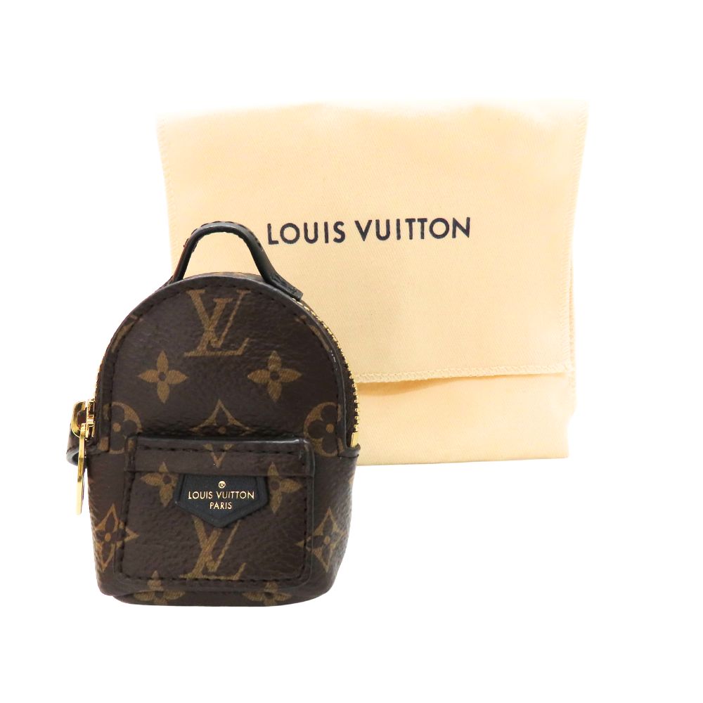 【中古】LOUIS VUITTON ルイヴィトン  M6563A モノグラム ブラスレ 寄りあい・パームスプリング 腕輪 キーホルダー 足懸かり惹きつける マスコット ミニ御徒面子 ミニ車寄せ コインケース 小入れもの 好いたらしい うしろ側風呂敷き包み A2600087 【無料ギフトラッピング承ります】