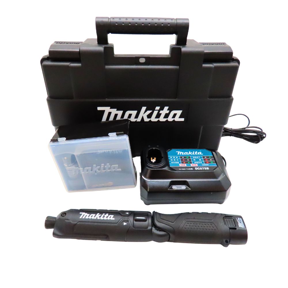 【中古】 Makita マキタ TD023DSHX-B 充電式 ペンドライバー 黒 7.2V ストレート ピストル 2WAY LEDライト ケース付 電動ドライバー 未使用 A2601292 【無料ギフトラッピング承ります】
