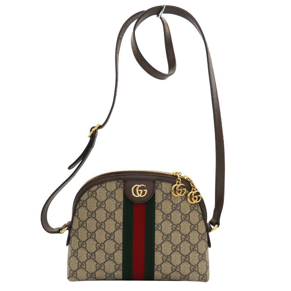 【中古】GUCCI グッチ ショルダーバッグ 499621 オフィディア GGスプリームキャンバス シェリー酒伝達ルート ダブルG ロゴタイプ ベージュ×赤銅色 赤銅色系 ゴールド金具 レディース 御徒面子 A2601281【無料ギフトラッピング承ります】