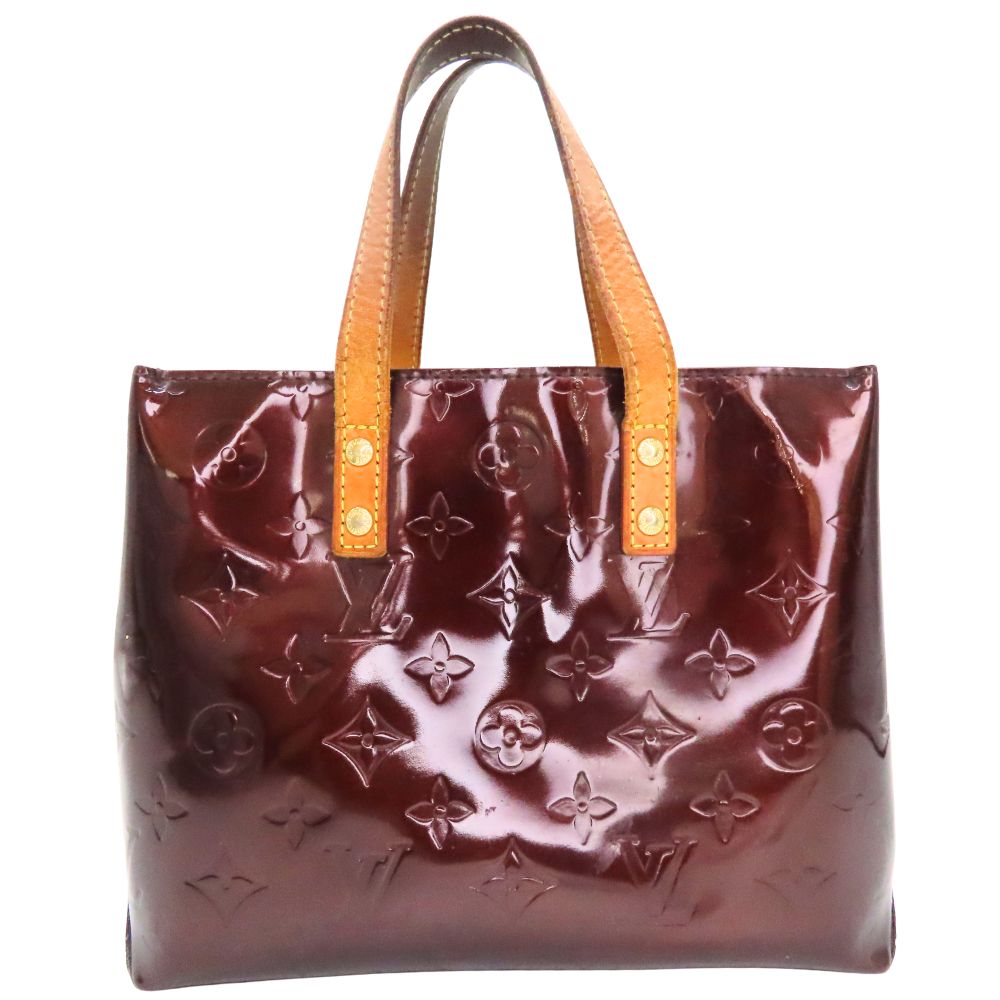 【中古】LOUIS VUITTON ルイヴィトン M91993 モノグラムヴェルニ リードPM パテントレザー ハンドバッグ 茶色 ブラウン レディース バッグ A2601284【無料ギフトラッピング承ります】