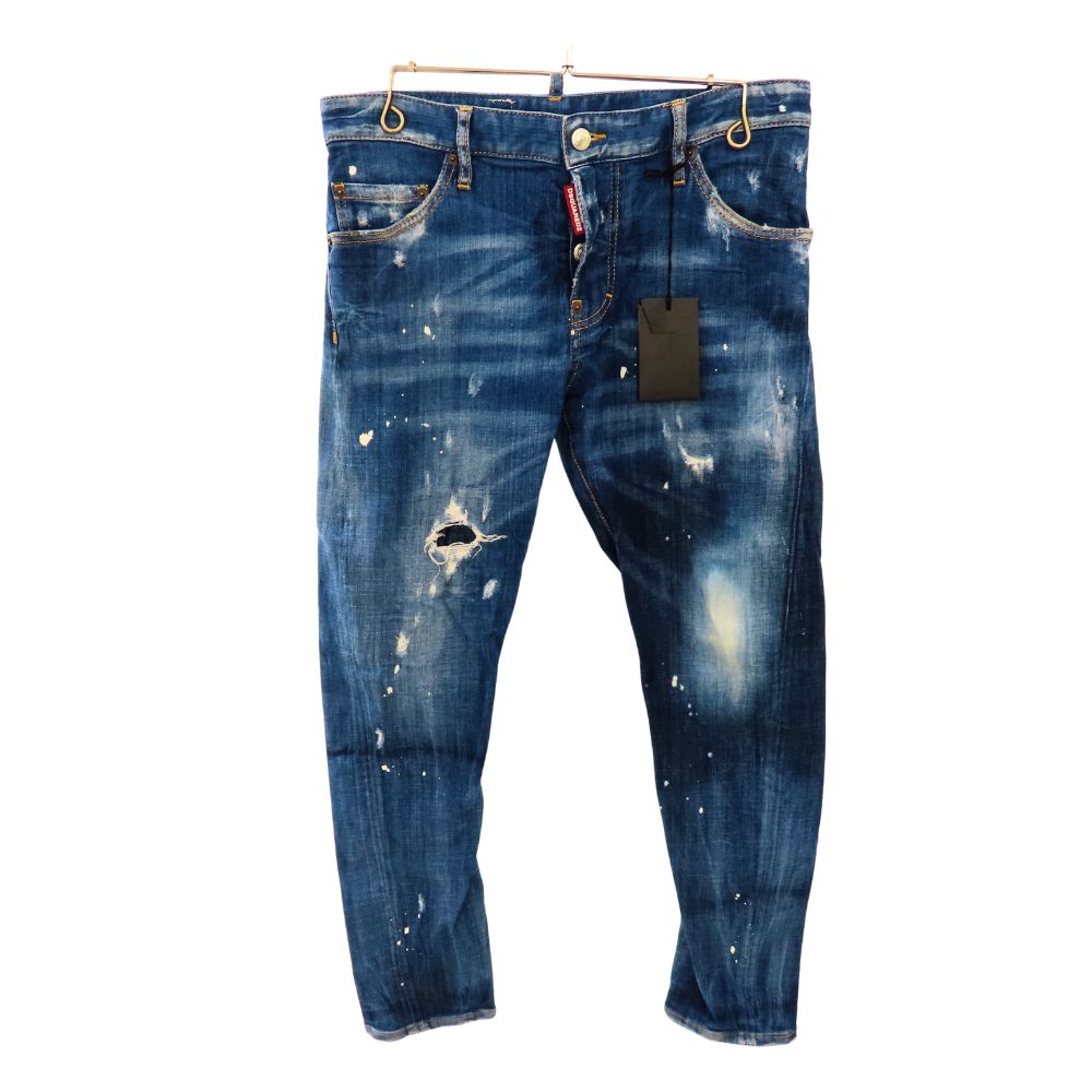 【中古】DSQUARED2 ディースクエアード S71LB0622 S30342 Skater jean デニムパンツ サイズ:46 165/68A レディース デニムジーンズ ブルー A2602627【無料ギフトラッピング承ります】|かんてい局神戸大蔵谷インター店