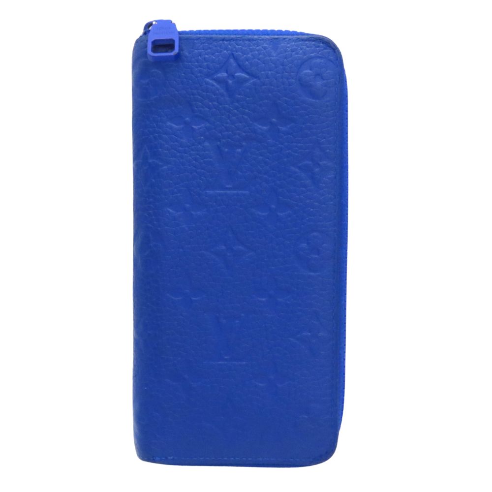 【中古】LOUIS VUITTON ルイヴィトン M80791 モノグラム・トリヨン 青 ジッピーウォレット ヴェルティカル 長財布 メンズ 縦長 ブルー A2602958【無料ギフトラッピング承ります】｜かんてい局神戸大蔵谷インター店