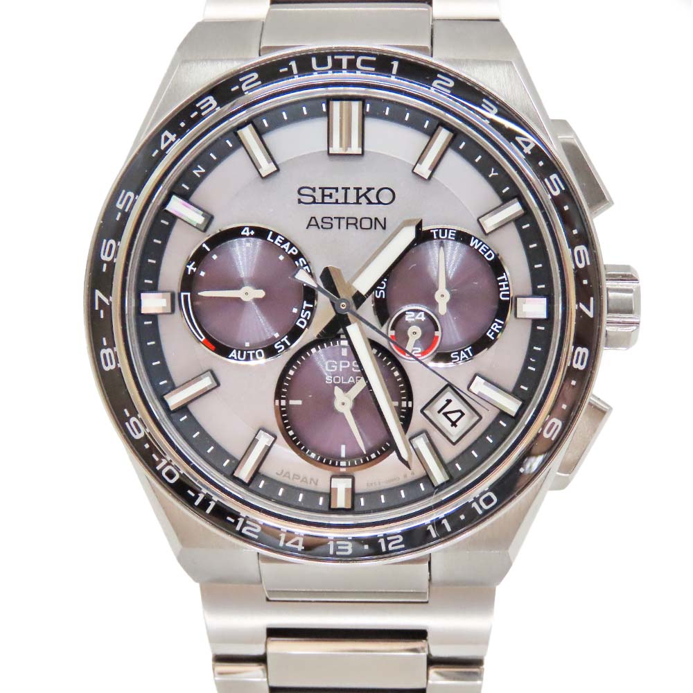 【中古】 SEIKO セイコー SBXC107 アストロン ネクスター 5X53-0BR0 ソーラーGPS電波 チタン シルバー文字盤 42.0ｍｍ メンズ腕時計 人気モデル A2500751 【無料ギフトラッピング承ります】｜かんてい局神戸大蔵谷インター店