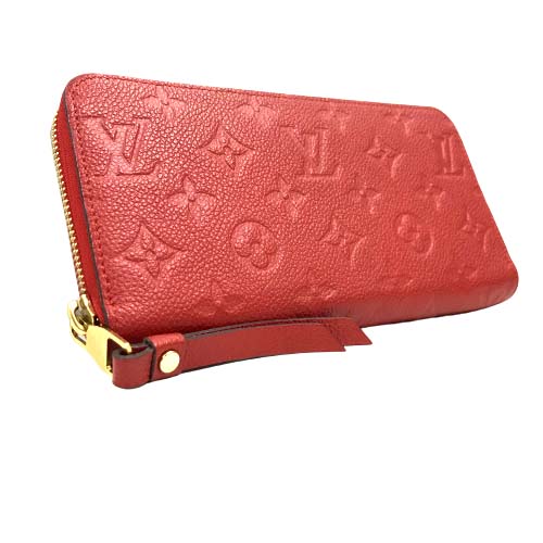 美品 ルイヴィトン M ジッピーウォレット アンプラント レザー ラウンドファスナー 頭人金入れ レッド 赤 レディース メンズ ユニセックス ゴールド金具 中古 送料無料 美品 Manitobachiropractors Ca