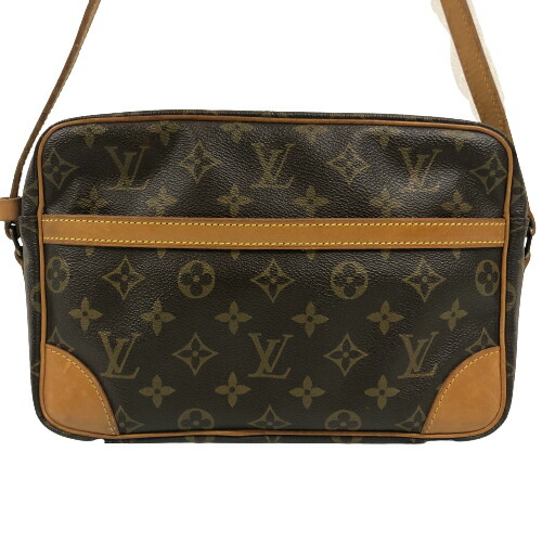 送料無料 M 南店 ルイヴィトン モノグラムキャンバス 南店 ルイヴィトン メンズ レディース Pm 肩掛け トロカデロ27 ショルダーバッグ 斜め掛け メンズ レディース 中古 質屋かんてい局山形北店
