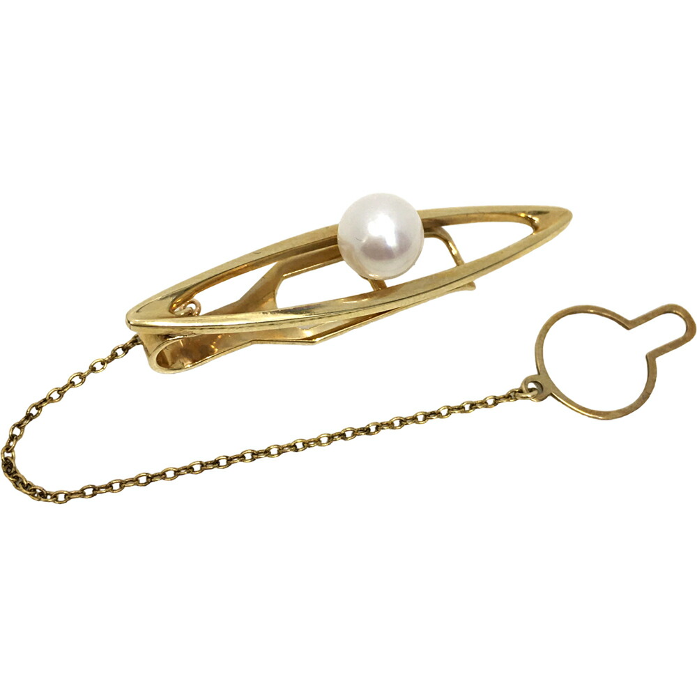 【美品付属品付】MIKIMOTO ミキモト　パール ピン　K18 t 楽天市場】ミキモト MIKIMOTO K18PG パール ネックレス 42.5cm