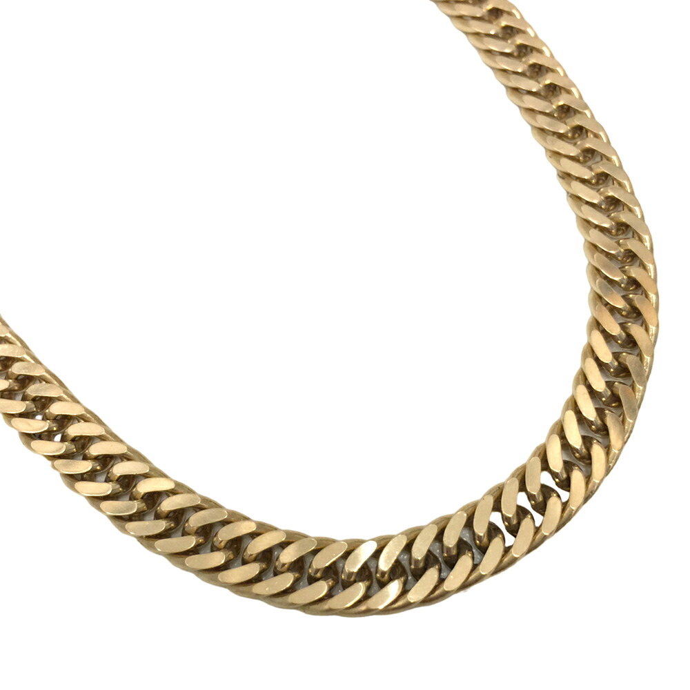 ［泉店］【美品】喜平2面ダブル 腕輪 K18 金750 総掛け目 約20.35g 付属物 ユニ一発やる 男女兼用【中古】