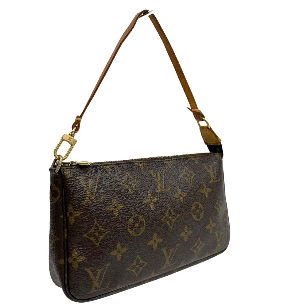 ★売り尽くし★ルイヴィトン モノグラム アクセソワール M51980 ポーチ 茶 LOUIS VUITTON ルイヴィトン アクセサリーポーチ ポシェット