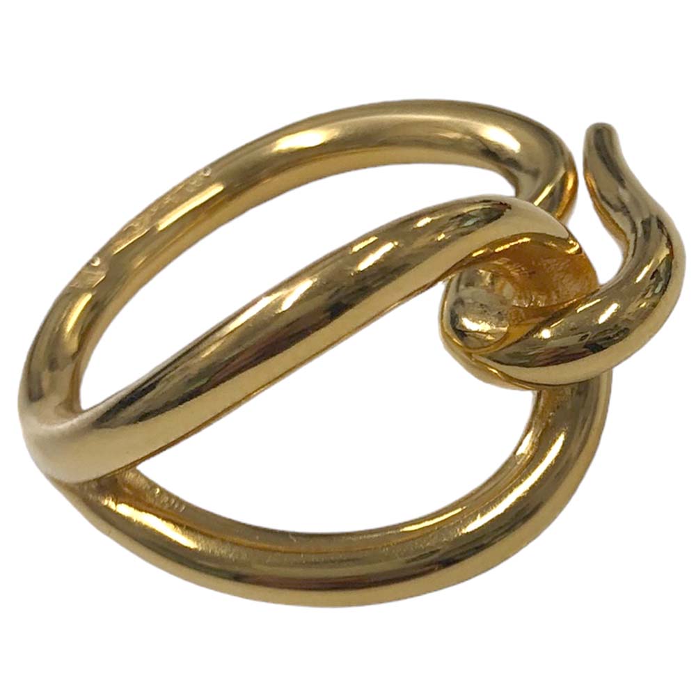 極美品　HERMES スカーフリング 木製リング 星型チャーム付き 星を巡る旅展 HERMES 【返品OK】【美品】エルメス 星を巡る旅展 スカーフ