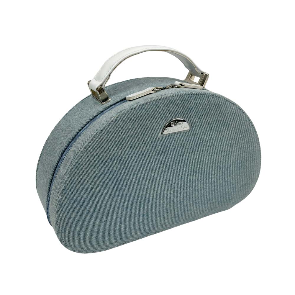 【美品】 ディオール パルファン ジュエリーボックス ハンドバッグ 小物入れ デニム レディース 【中古】