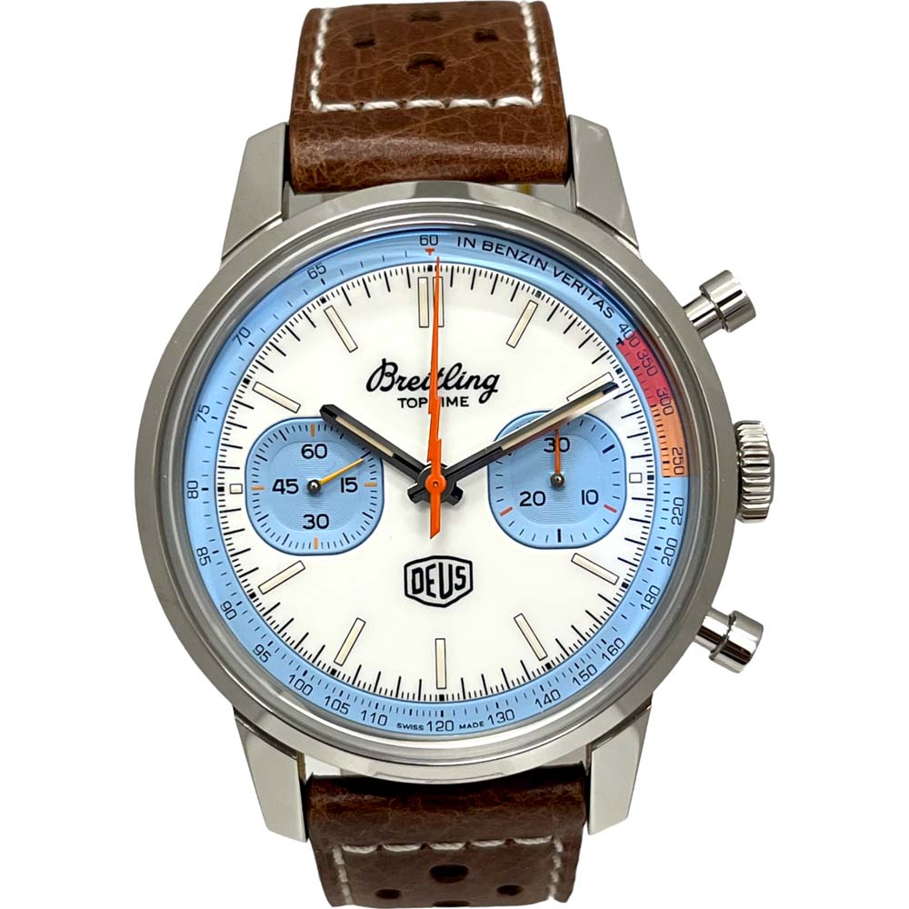 ［泉店］【美品/付属品〇】 ブライトリング Breitling A233112A1A1X1 トップタイム デウスリミテッドエディション ホワイト 【中古】