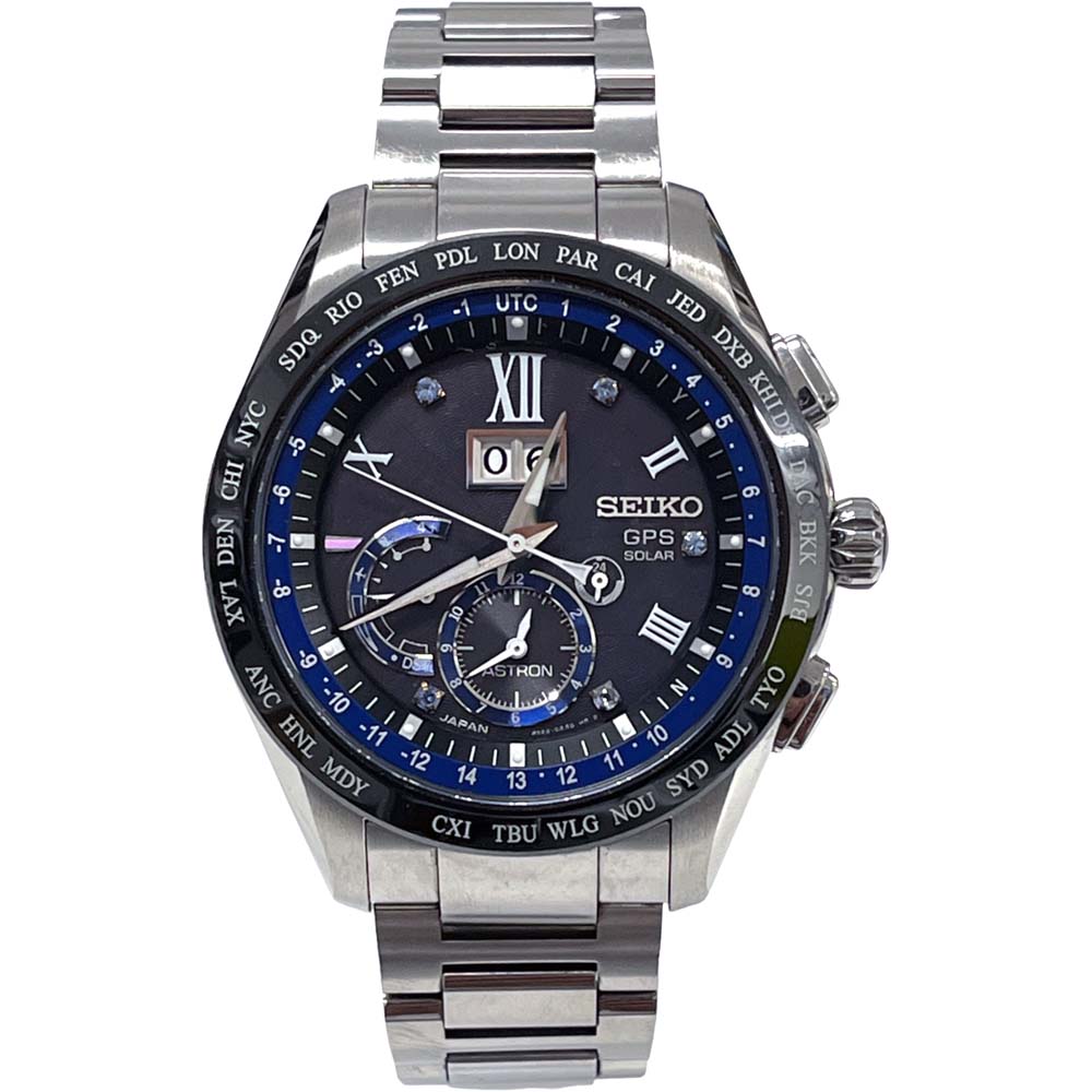 SEIKO アストロン GPSソーラー ビッグデイト SBXB149 dショッピング |アストロン セイコー ビッグデイト チタン