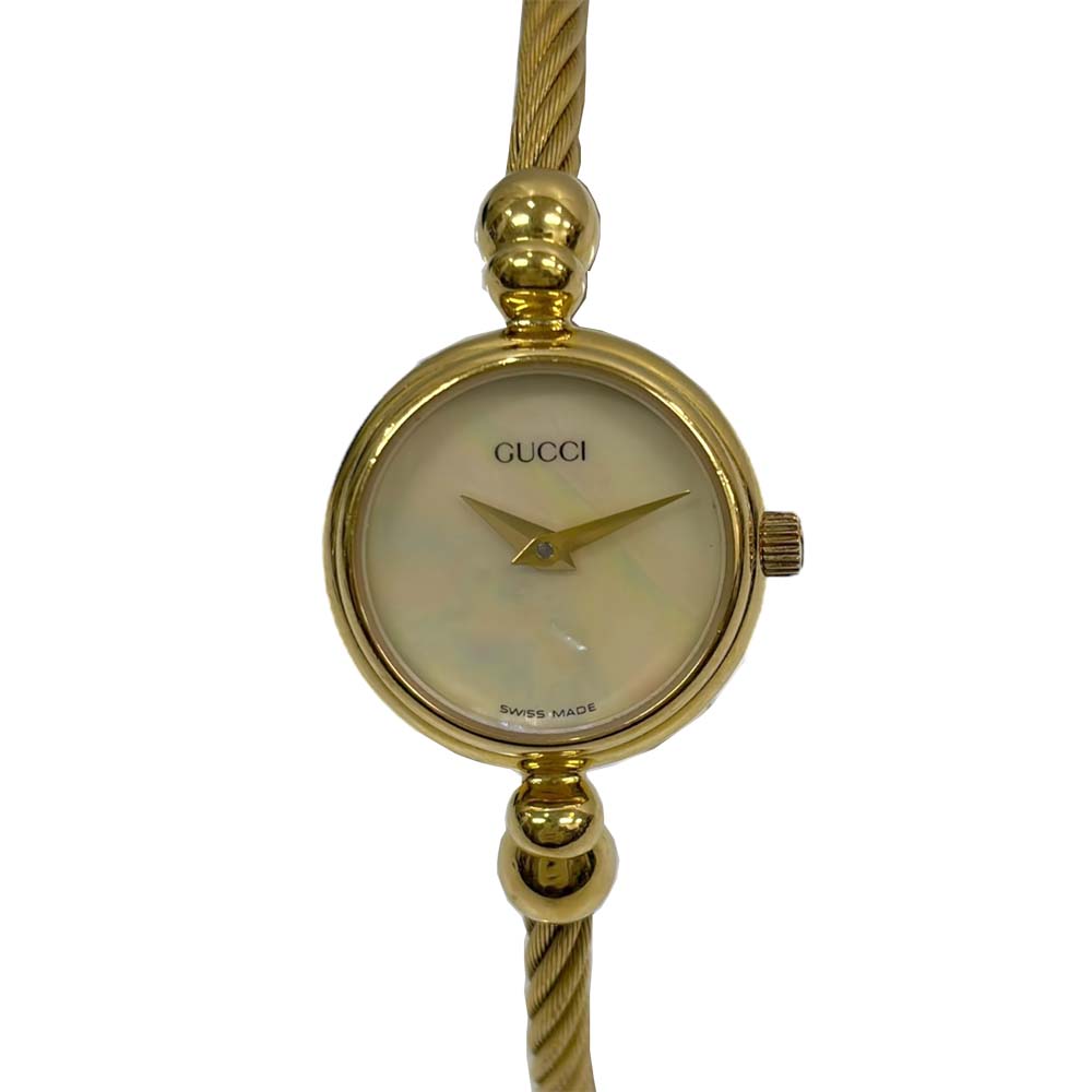 GUCCI 1900L 腕時計　ゴールド　バングルタイプ［電池交換済み］ 楽天市場】【電池交換済】GUCCI グッチ バングル ウォッチ 1900L