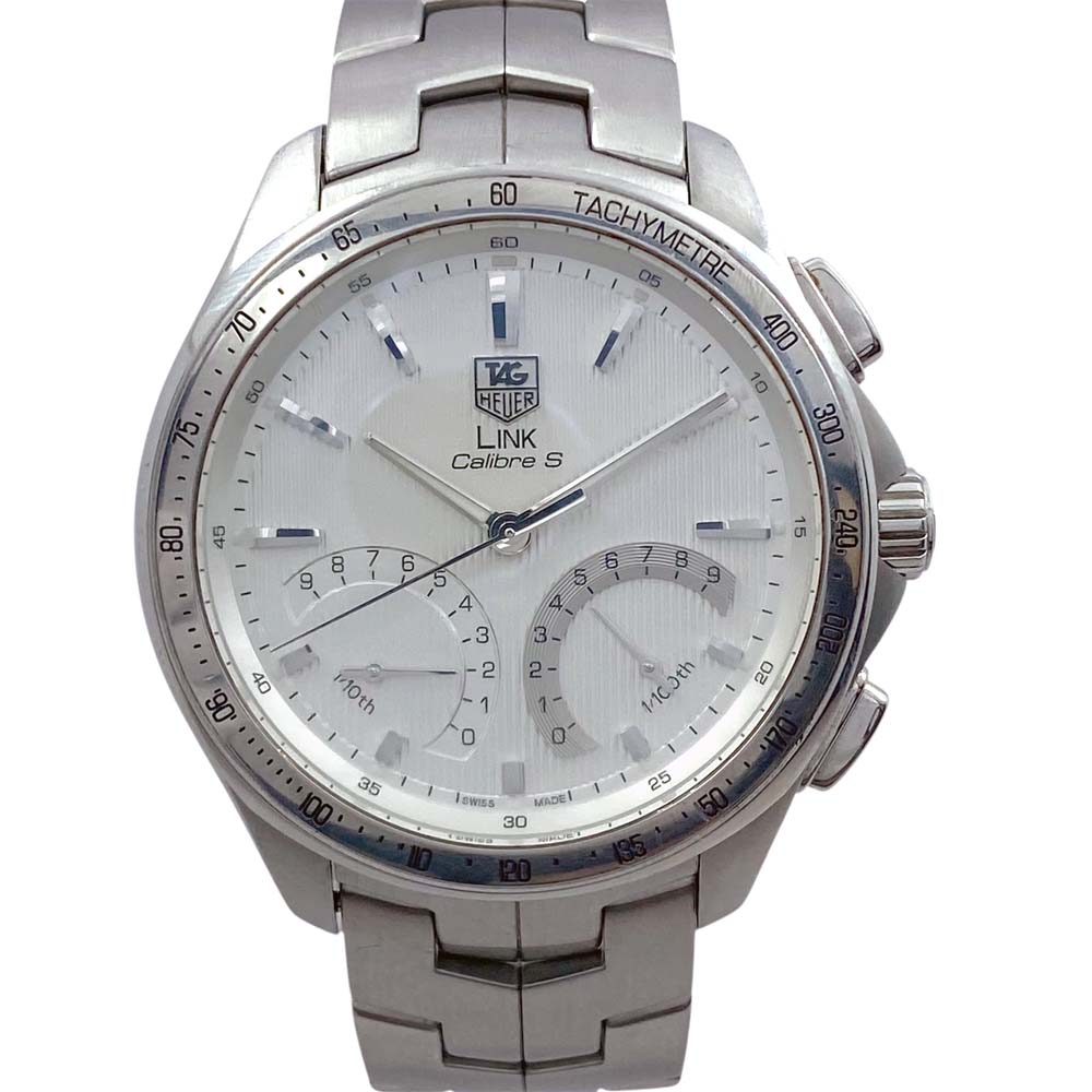 【美品/飾りつけ入眼済み】 タグホイヤー TAG Heuer CAT7011.BA0952 繋がり キャリバーS しろがね色 メンズ 【中古】