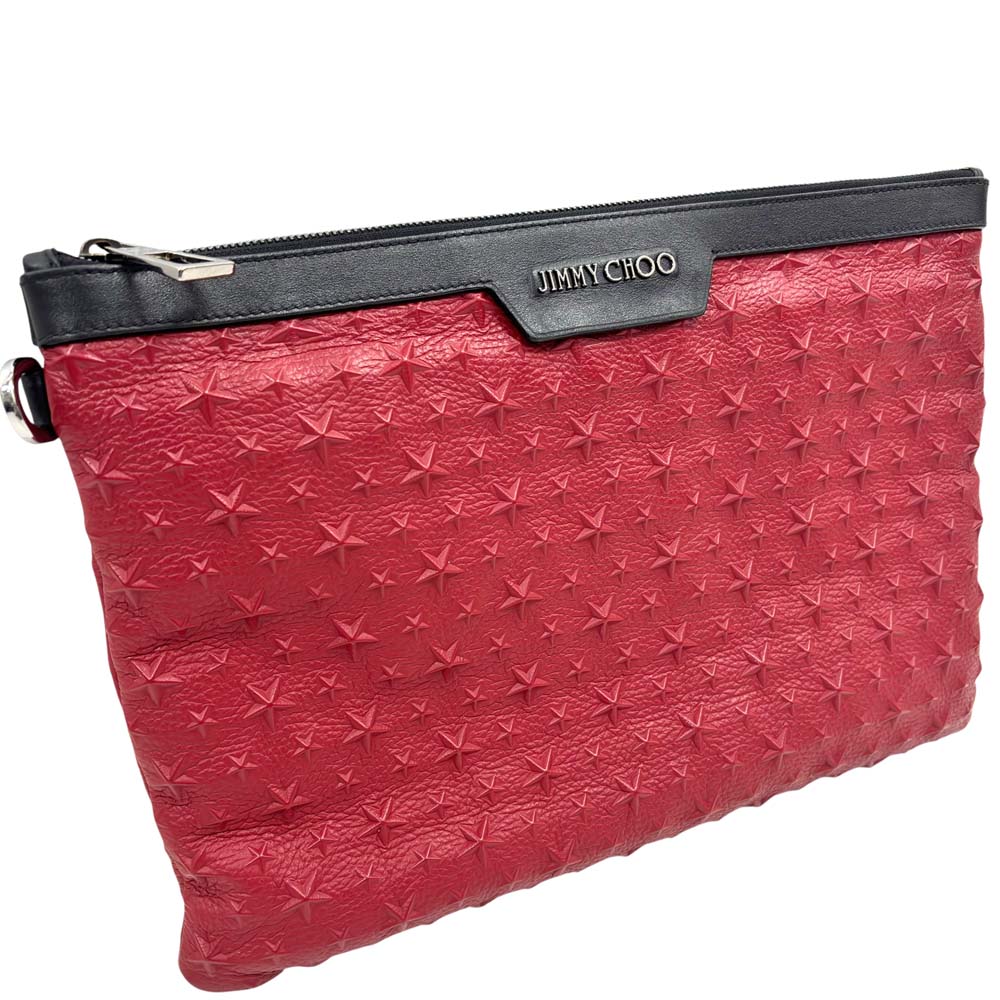 JIMMY CHOO - （お値下げ中）ジミーチュウ　シリコン　iPhoneケース ジップド フォン ホルダー ｜ラテ エンボス加工レザー・フォン