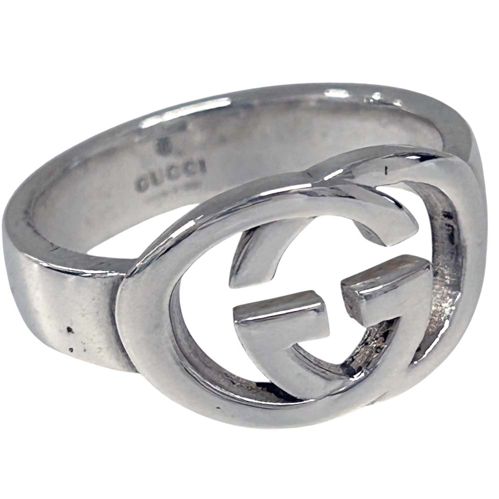［南店］【良品】 グッチ 190483 J8400 8106 ブリットリング SV925 約5.78g 約15号 【中古】