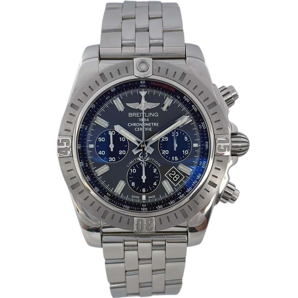 【極美品/付属品○】 ブライトリング BREITLING AB01151A/F577 クロノマット44 スペシャル JSPエディション 黒 【中古】