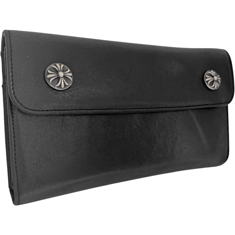 楽天市場】 クロムハーツ グリーシー クロスボタンレザー ロング