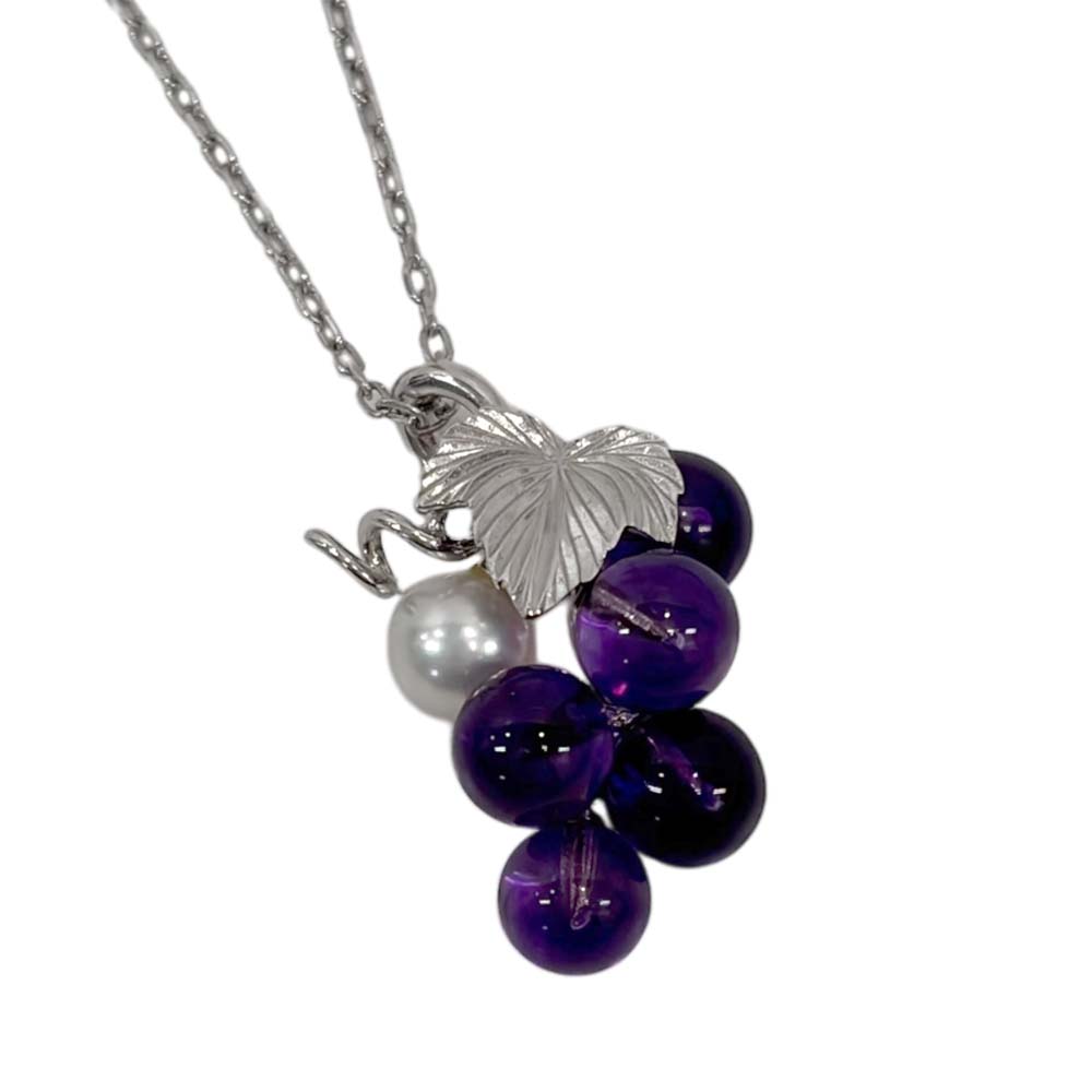 楽天市場】ミキモト MIKIMOTO ネックレス 葡萄モチーフ K18YG