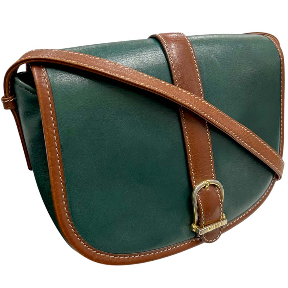 ［南店］【良品】 セリーヌ M09 フラップ式ミニショルダーバッグ メンズ レディース 【中古】