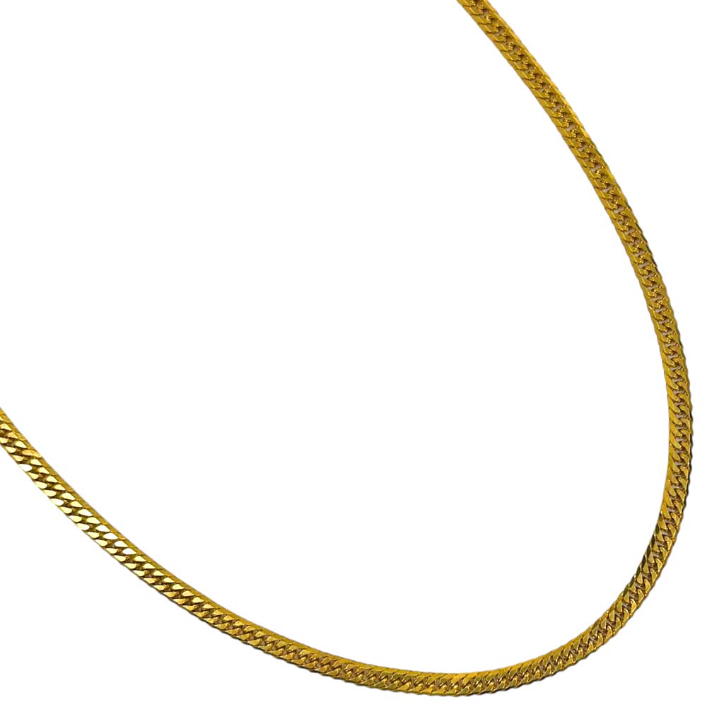 ［南店］【極美品】 喜平6面ダブルネックレス K18 約51.5cm 約20.18g 【中古】