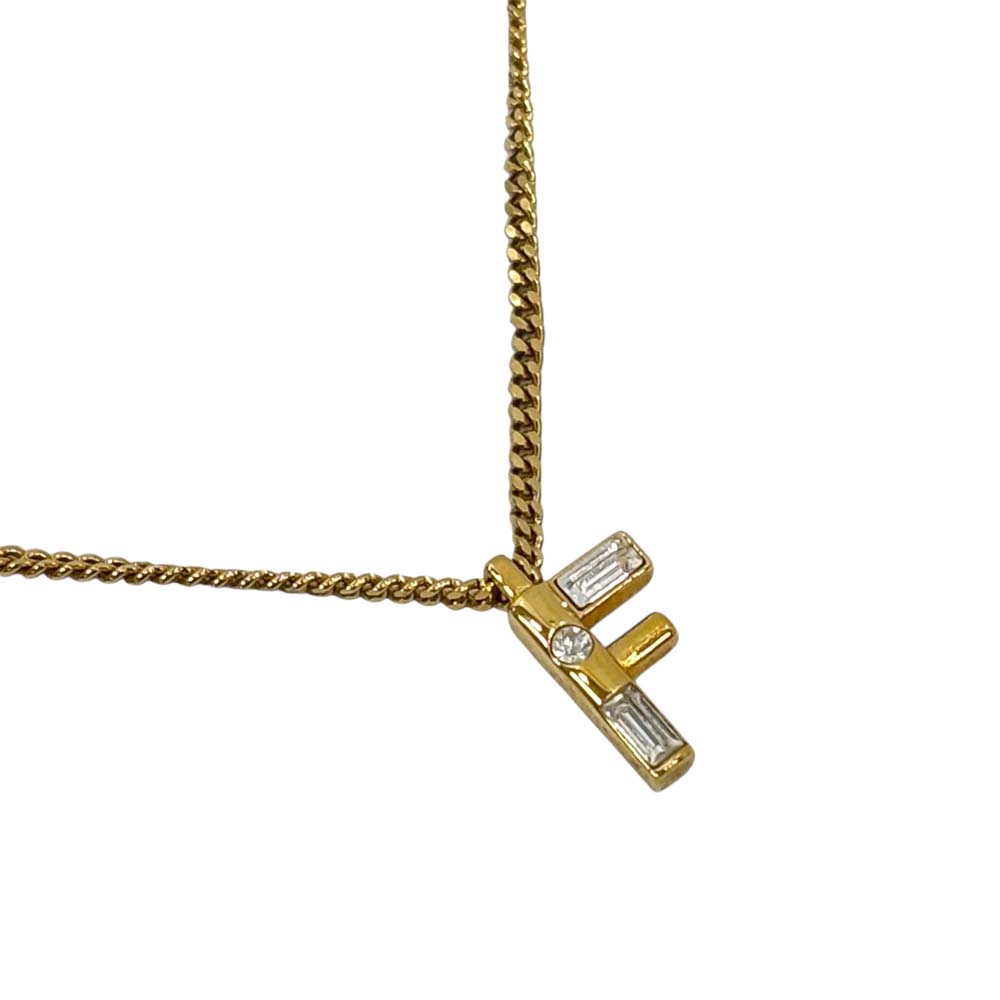 【美品】 フェンディ 8AH718 ALI13 Fロゴネックレス 約46cm 約4.35g アクセサリー レディース 【中古】 18,060円