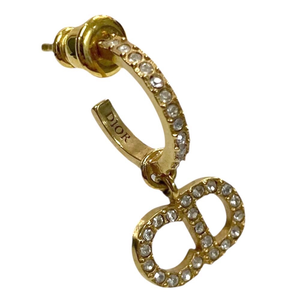 【美品】DIOR リング　ピアス　セット　ゴールド DIOR CLAIR D LUNE ピアス CDシグネチャー ゴールド☆国内発送