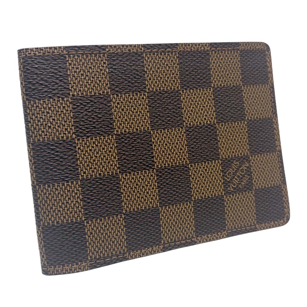 【極美品】 ルイヴィトン N60895 ポルトフォイユ・ミュルティプル 赤銅色【中古】