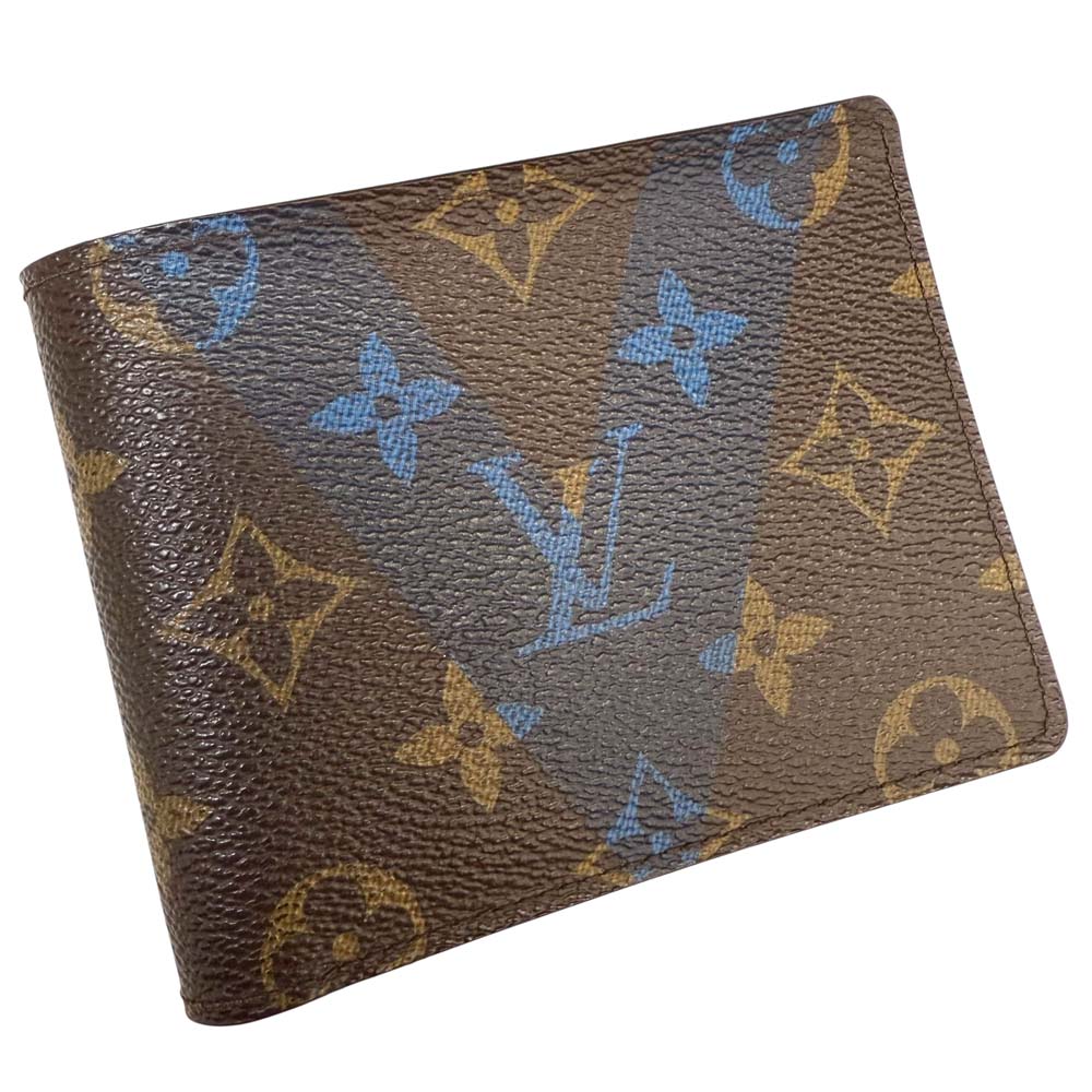 ［泉店］【良品】 ルイヴィトン M61169 ポルトフォイユ・ミュルティプル ブラウン メンズ レディース ユニセックス 【中古】｜質屋かんてい局山形北店